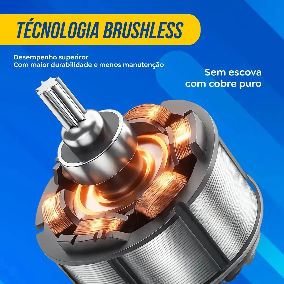 Imagem 10 de Kit Multiferramentas 4 Em 1 | 48V Sem Fio Com 2 Baterias Furadeira Parafusadeira